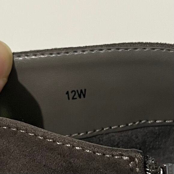 Bell Vita Women's Medley Boots Bootie 12 Gray Suede Elegant Luxury Fall NIB - Picture 8 of 8